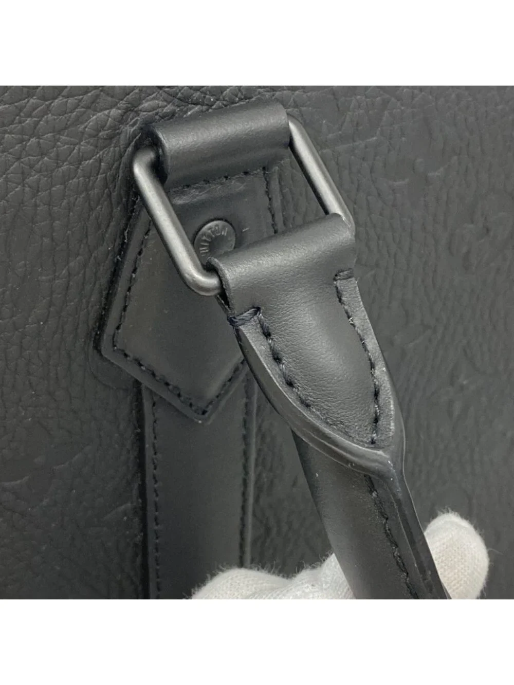 Louis Vuitton Tote Monogram Taurillon Sac Plat Noir 2-Way